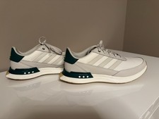 Adidas Herren Golfschuhe Gr. 44 2/3 Creme Beige Grün Top Zustand