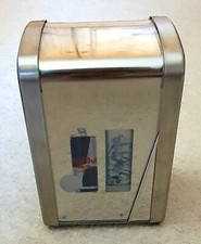 Red Bull Energy Serviettenspender Silber Metallbox Retro USA Halter Gastro Tisch