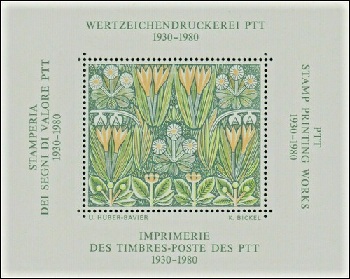 Schweiz 1980 vignette jahre - 1980, 50