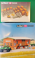 Kibri H0 9458+9459 Güterabfertigung Bausatz Kleincontainer Ladegut in OVP (MI)
