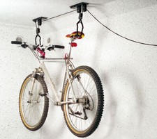 Metall Fahrradaufhängung schwarz - Fahrradhalter Fahrrad Lift Seilzug Garage