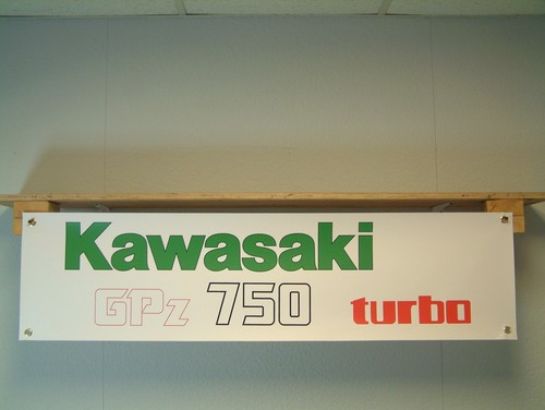 Kawasaki gpz 750 turbo banner - 750,