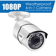ZOSI 1080P HD 4in1 Außen Überwachungskamera CCTV 2MP Metall Kamera IR Nachtsicht