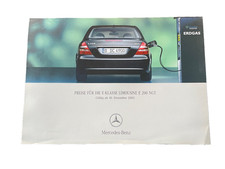 Prospekt Preise Mercedes-Benz