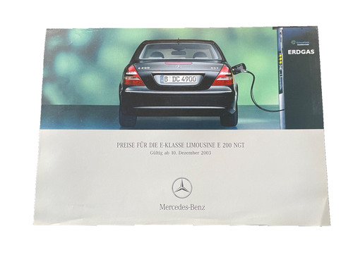 Prospekt preise mercedes benz - preise, mercedes-benz