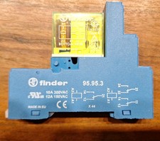Relais: Elektromagnetisch DPDT, 24VDC, 10A, 50.12.9.024.1000 Finder