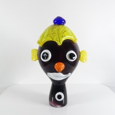 Vintage murano glas kopf clown - murano,