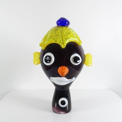 Vintage murano glas kopf clown - murano,