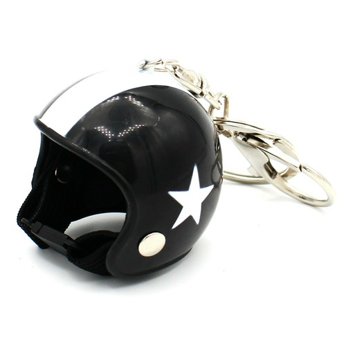 Motorrad helm retro schwarz - xl,