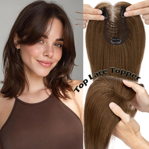 Upgraded lace toupee topper - upgraded,