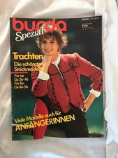 Burda Trachten -Spezial Strickmode 1985, Vintage
