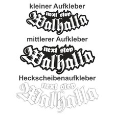 Aufkleber Wetterfest Next Stop