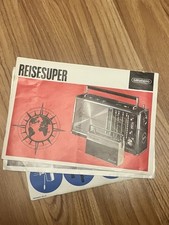 3x Original Prospekt GRUNDIG 70er Katalog Satellit Kofferradio ,s DIN A4 RaR