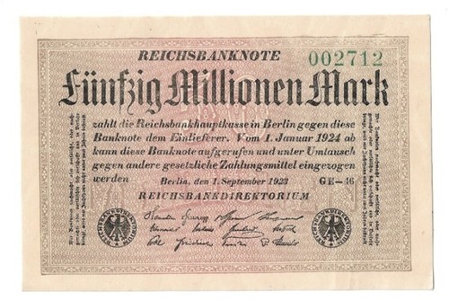 Millionen mark 1923 108e - mark,