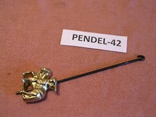 Schöner Reiterpendel  Zaanse Clock Pendulum Schippertje Frisenuhr mit Spitzhaken