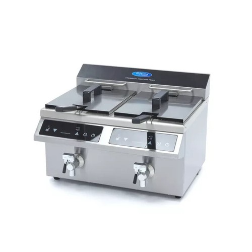 Gastro induktion fritteuse 2x8 - induktion,