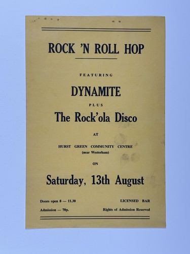 Dynamite flyer original the - flyer,