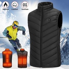 USB Heizweste Beheizte Weste Beheizbare Heizjacke Winter Wärmeweste Vest Unisex