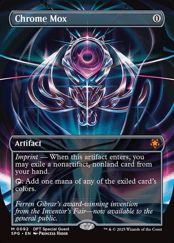 Mtg chrome mox foil exc - mox,