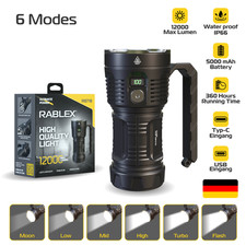 12000 Lumen LED Taschenlampe