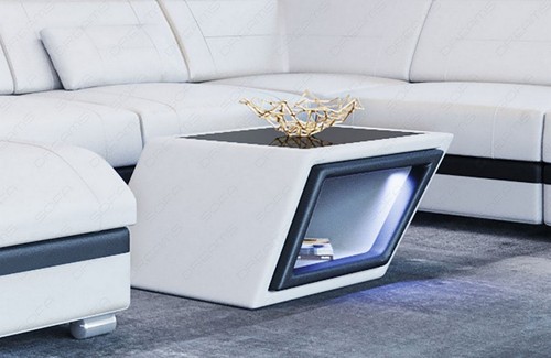 Leder couchtisch - leder,