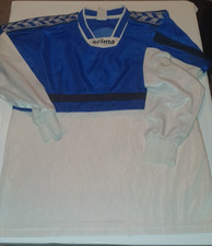 Shirt Trikot Trikot Vintage Retro 1990 90 Erima blau weiß Germany