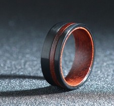 Herren schwarz Wolframcarbid -