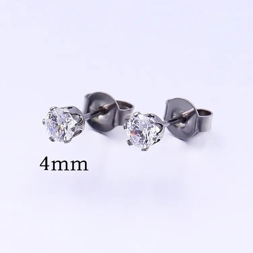 Ohrstecker edelstahl herren - 2x,