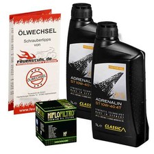 Ölwechselset Adrenaline/HiFlo