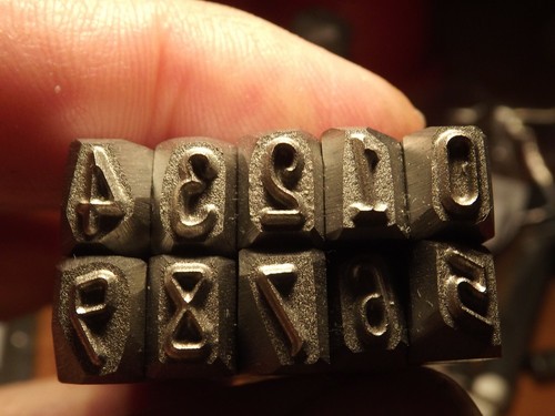 Set schlagstempel stamp - , for