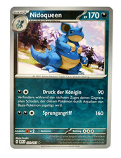 Pokemon Karte: Nidoqueen Reverse 031/165 Pokemon 151 MEW Deutsch NM