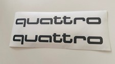 2x QUATTRO Aufkleber für Audi