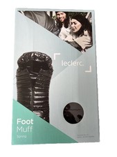 Leclerc baby Fusssack Schwarz Fußsack Kinderwagen Zubehör  TOP