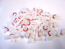 50x Zierleistenklammer Klammer für Zierleiste außen weiß VW Käfer Typ 3, Satz