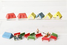 Faller H0  Zubehör  Campingplatz, Zelte, Kanu, Bänke - siehe Foto (318837)