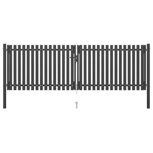 Gartentor stahl anthrazit - stahl,