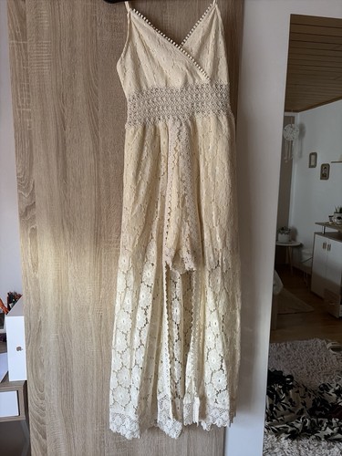 Spitzenkleid mit hosenrock - spitzenkleid,