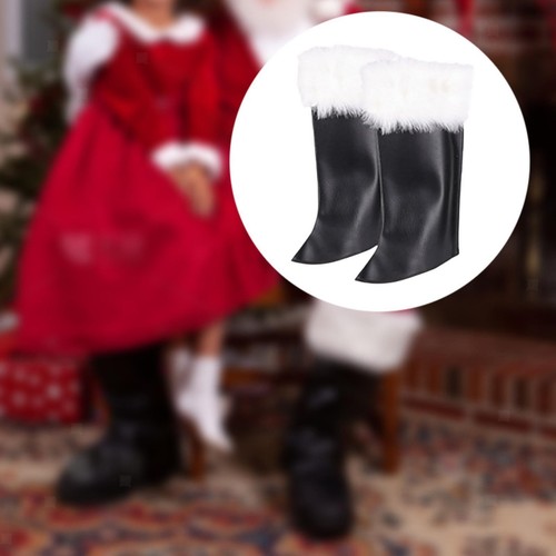 Weihnachtsmann stiefelstulpen - weihnachtsmann,