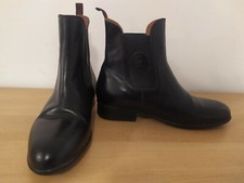 Leder Reitstiefel Gr. 44 schwarz Sergio Grasso