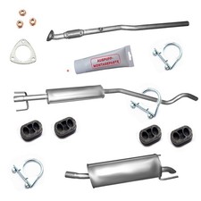 Vorderrohr Mitteltopf Endtopf