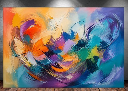 Leinwand bild xxl abstrakt - er,