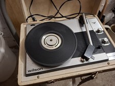 Wilson Diplomat Kofferplattenspieler Vintage