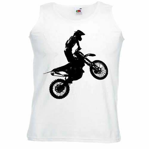 Tank top motocross silhouette - tank,