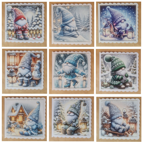 Weihnachtskarte - 3d,