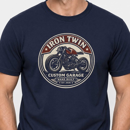 Cafe racer shirt motorrad - racer,