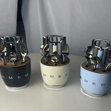 Retro Edelstahl Besteck Halter