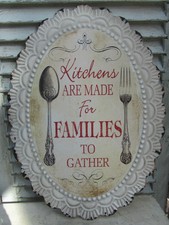 Deko-Schild Kitchen Family