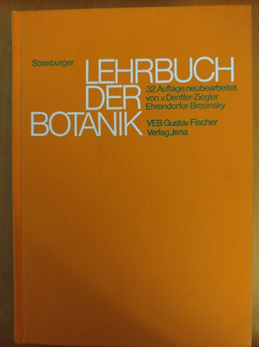 Strasburger lehrbuch der - strasburger,