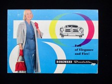 Borgward Isabella TS  A4 8S 3/1958 Englisch GB Prospekt Brochure 797