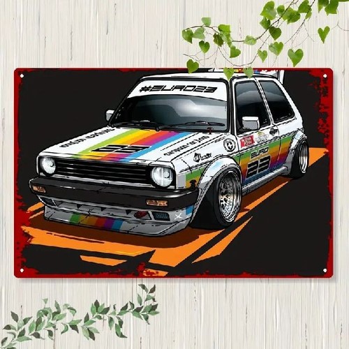 Blechschild motorsport rallye - blechschild,